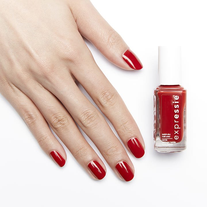 Seize The Minute Blau Roter Quick Dry Nagellack Essie
