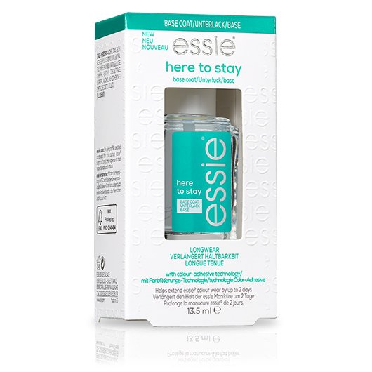 Produktbild zu dem Essie "Here to stay"-Unterlack