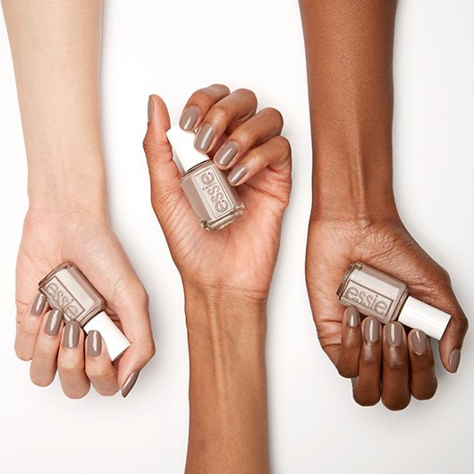 Easily Suede Nagellack Farblack In Warmem Grau Essie