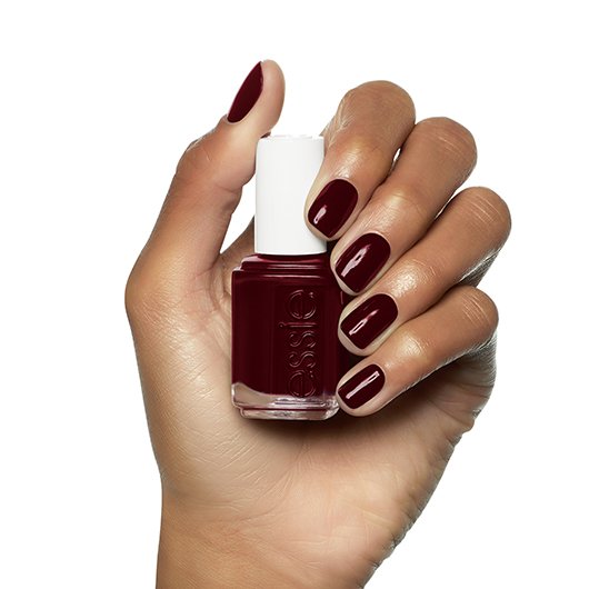 Bordeaux Nagellack Farblack In Tiefem Weinrot Essie