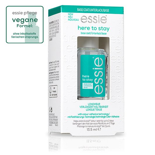 Produktbild zu dem Essie "Here to stay"-Unterlack