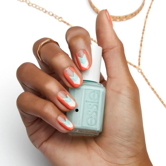 Banded Arrow_Nailart-compressor