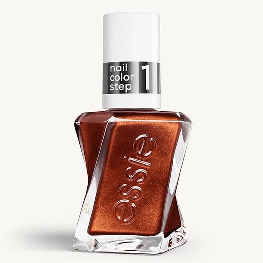 Gel by essie Nagellack in Baby Carats vor weißem Hintergrund