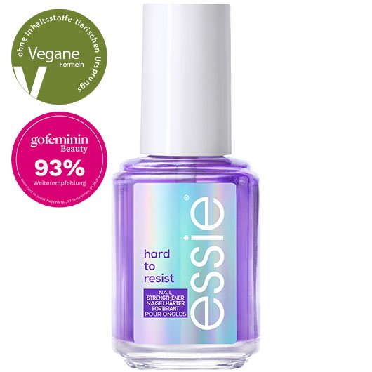 Base Coat hard to resist violett von essie